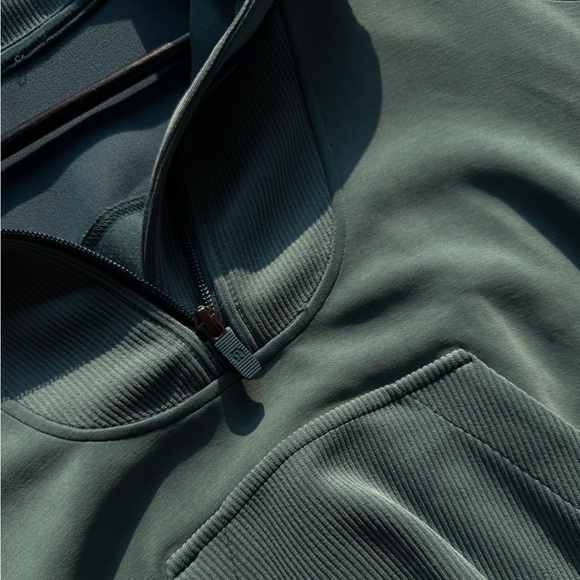 SOLD🖤 Lululemon Brushed Softstreme Ribbed Half Zip - Picture 4 of 4